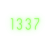1337 LEET 徽标