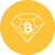 Bitcoin Diamond 徽标