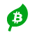 Логотип Bitcoin Green