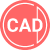 CAD Coin 徽标