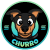 CHURRO-The Jupiter Dog 徽标
