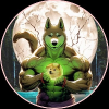 Doge Hulk logo