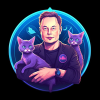 Elon Cat 로고