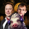 Elon Vitalik Pigsのロゴ