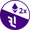 Логотип ETH 2x Flexible Leverage Index