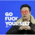 go fu*k yourself. logosu