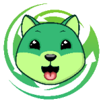 Green Shiba Inu [New] 徽标