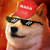 MAGA DOGE लोगो