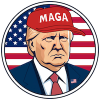 MAGA Trump 徽标