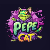 PEPE CATのロゴ