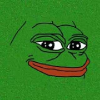 pepe in a memes worldのロゴ
