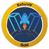 SaturnV Gold v2 logotipo