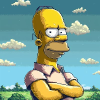 simpson in a memes worldのロゴ