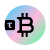 τBitcoinのロゴ