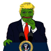 Trump Pepe लोगो