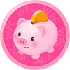 WePiggy Coin लोगो