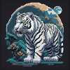 logo White Tiger Pixel