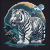 White Tiger Pixel 徽标